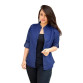 Womens Denim Solid Casual Shirt Navy Blue